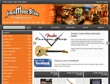 Tablet Screenshot of jimismusicstore.ie